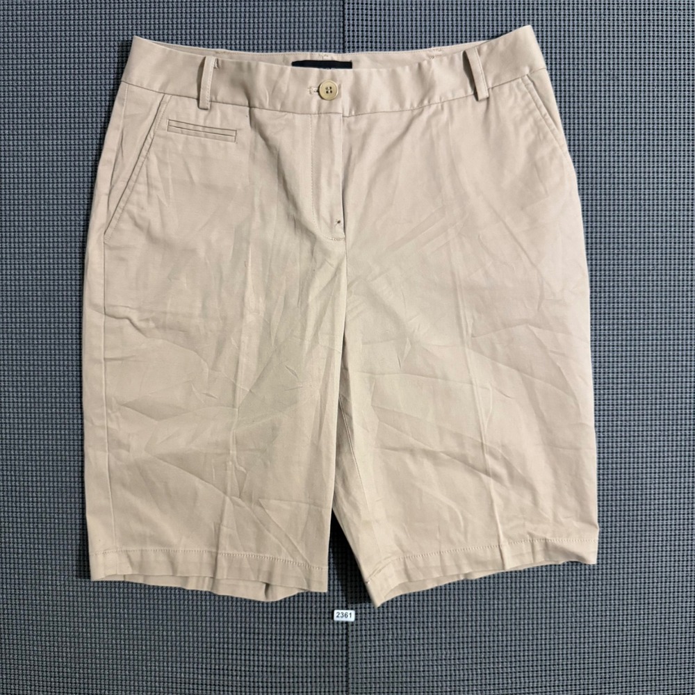 Talbots Womens Size 6 Tan Chino Shorts Solid Casual Summer New With Tags